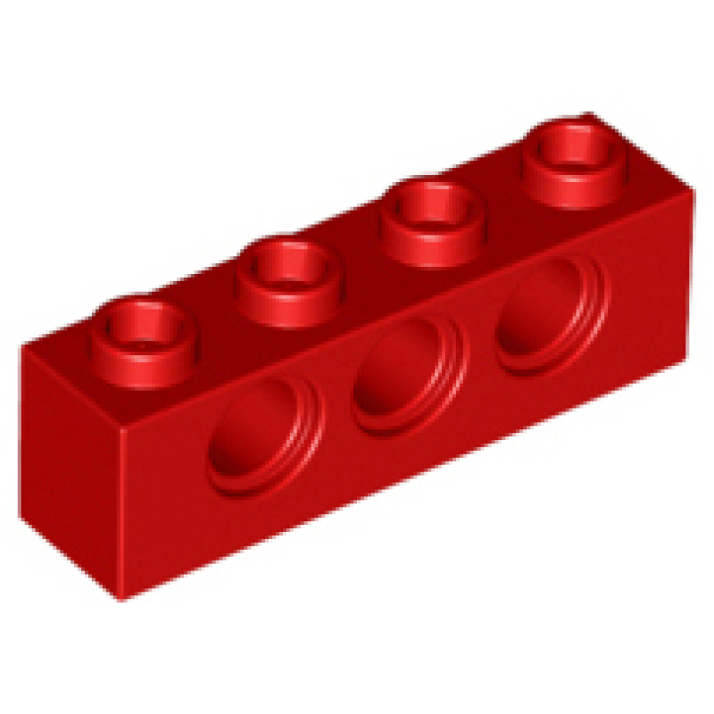 Technic, Steen 1x4 Red
